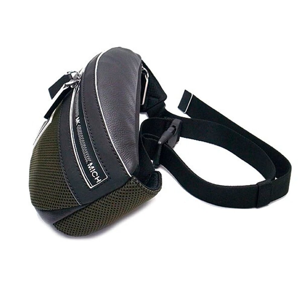 S Michael Kors Cooper Belt Bag Olive Green / Black 37U0LCOY0L NWT $278 Retail - Picture 4 of 10